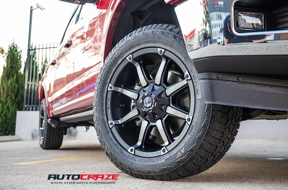 FORD F150 2004 ONWARDS COUPLER BLACK MACHINED WITH DARK TINT